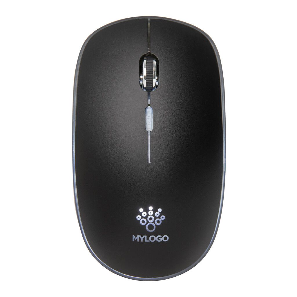 Light-Up Logo kabellose Maus - schwarz-328