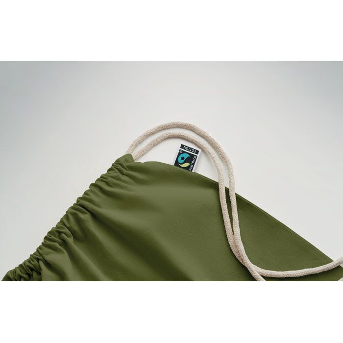 Kordelzugbeutel Fairtrade 180g OSOLE DRAW COLOUR - dunkelgrün-739