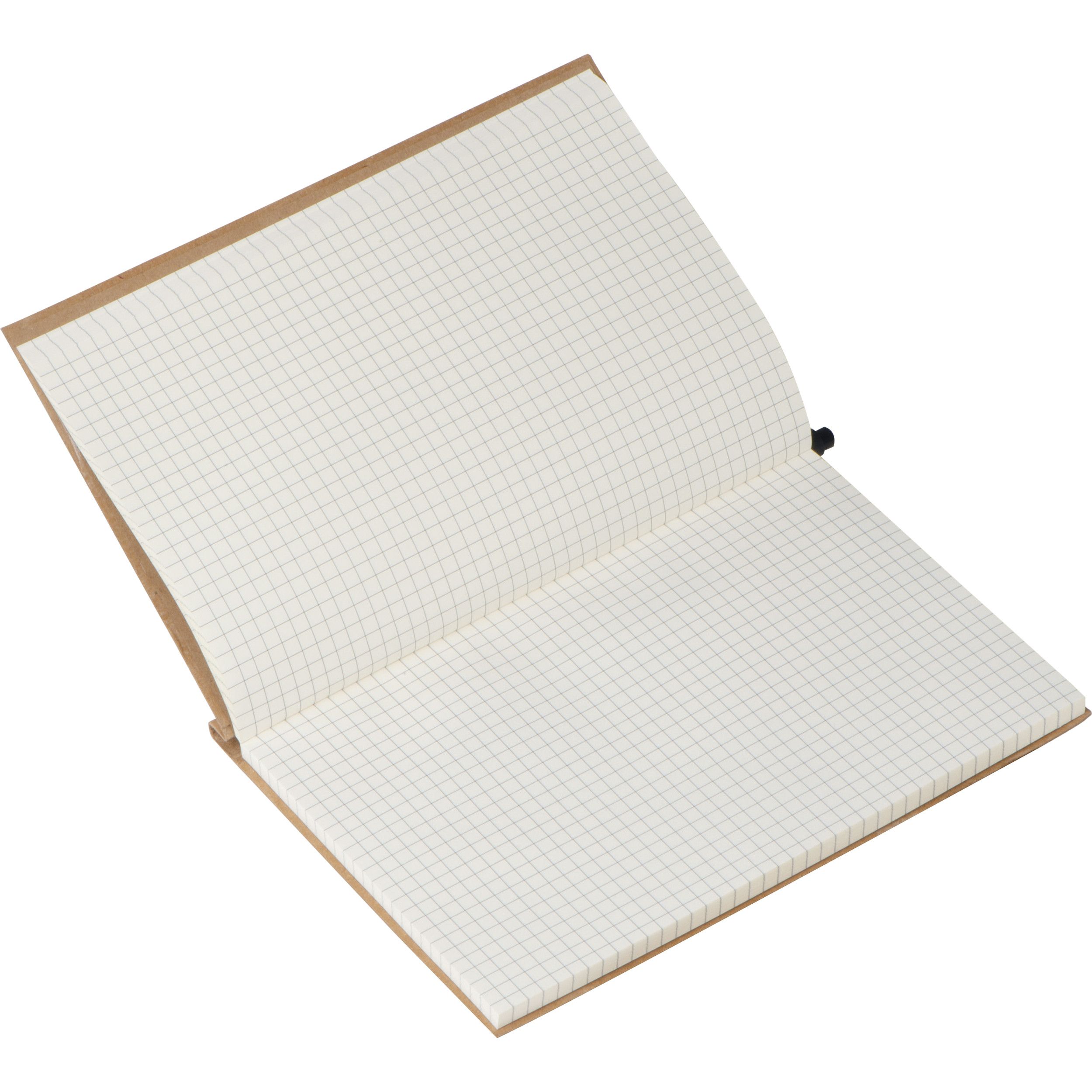 Notizbuch mit Umschlag aus Karton - braun-766
