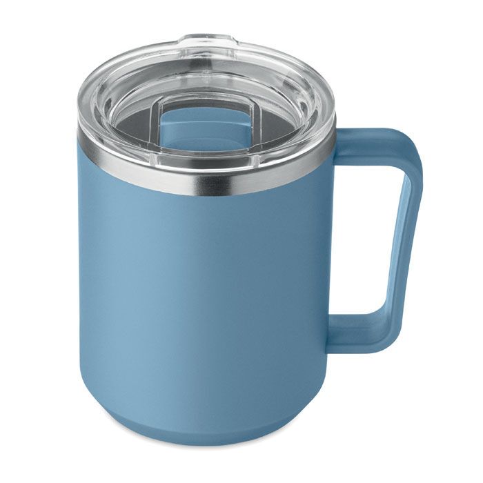 Doppelwandiger Becher 400ml COCOA - petrol-310