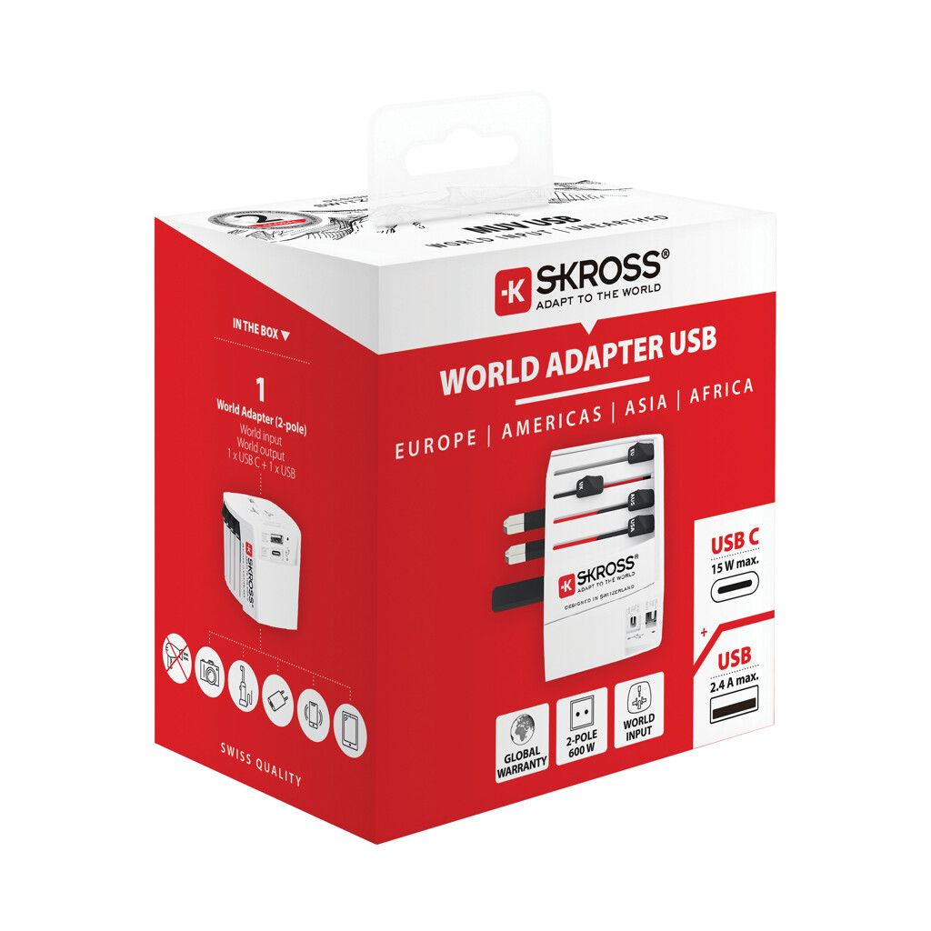 SKROSS MUV USB ( 1 USB-C 1 USB-A) - weiß-179