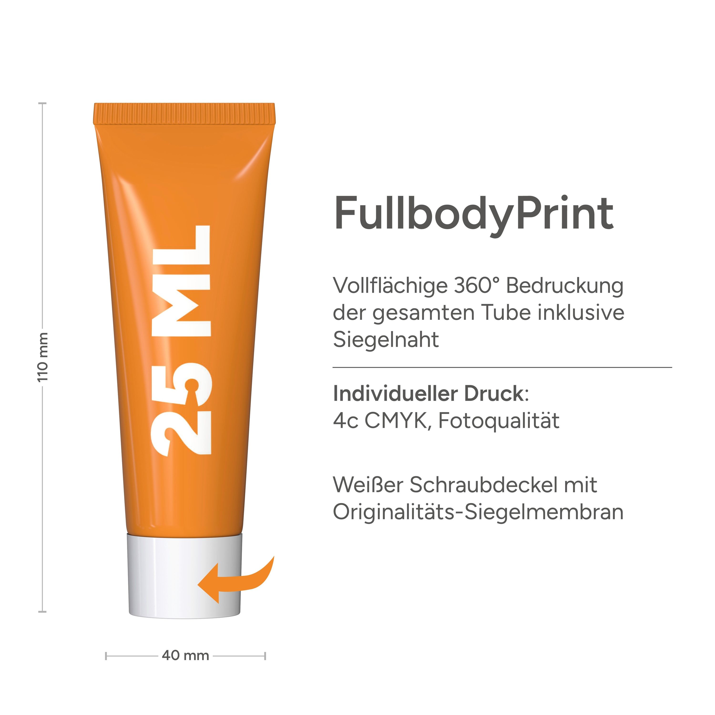 25 ml Tube Handbalsam Ingwer-Limette FullbodyPrint-367