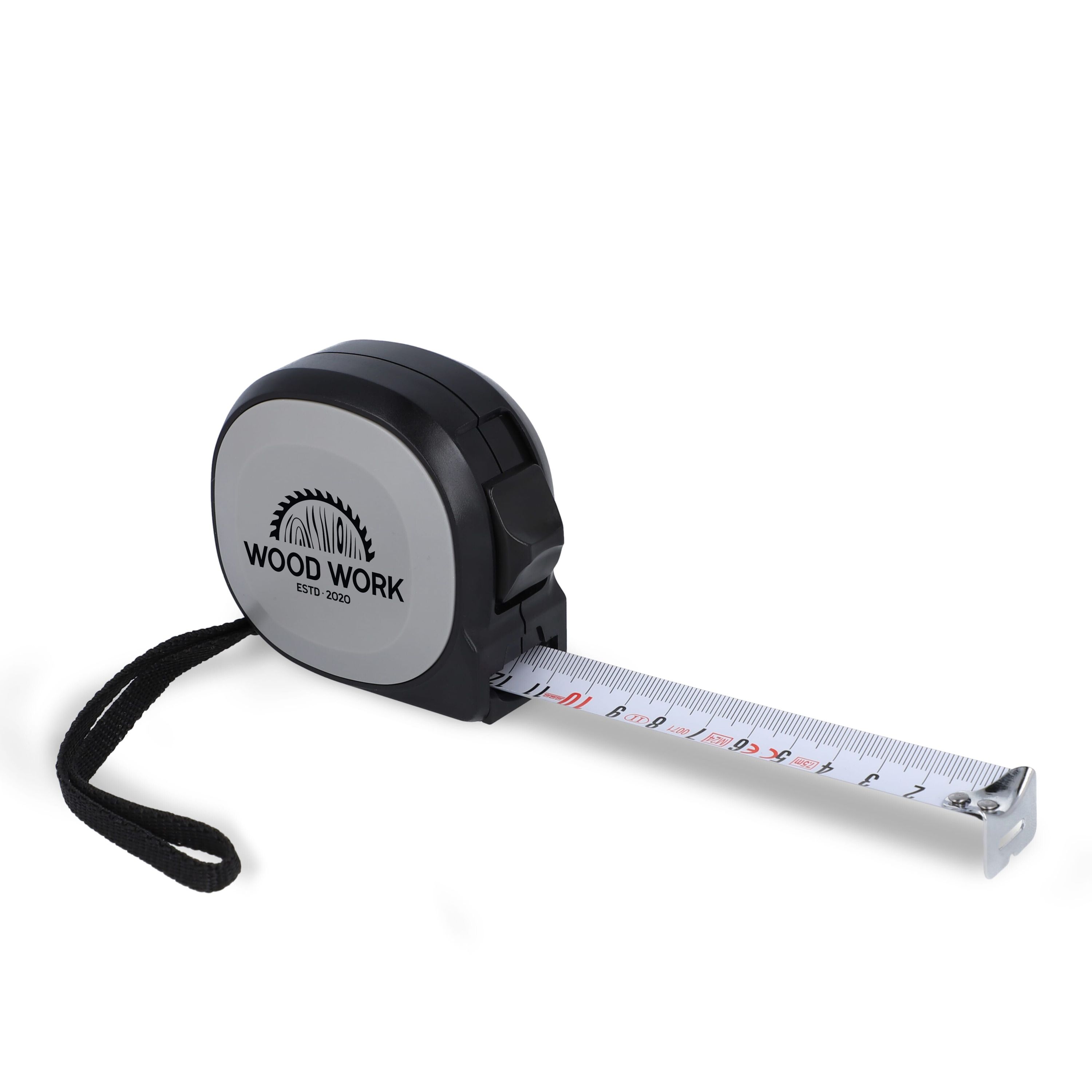 MeasureMate Rollmaßband 7,5M - schwarz  -  grau-432