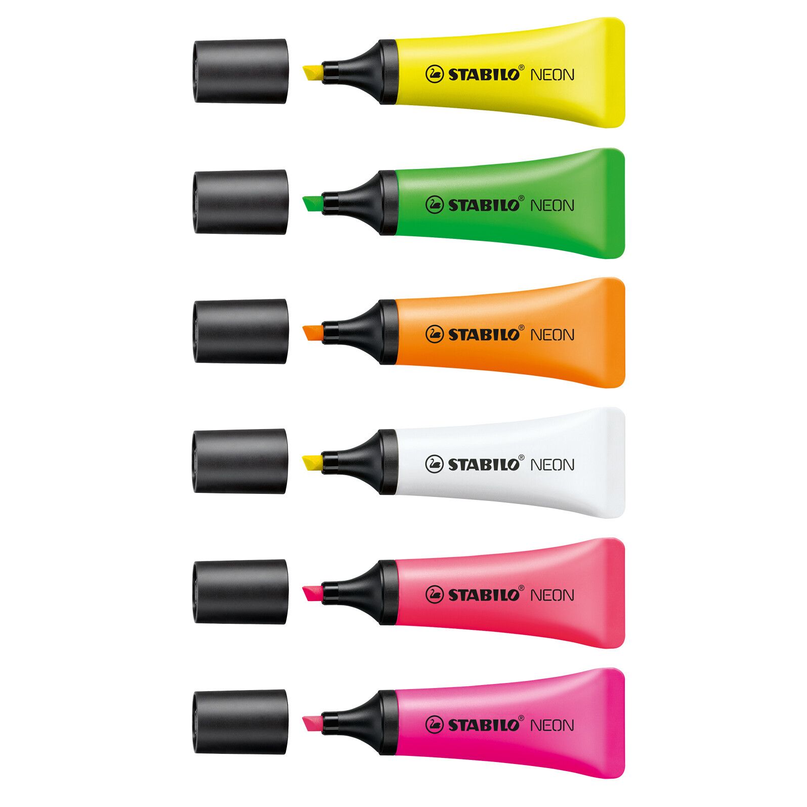 STABILO NEON 2er Zip-Etui Leuchtmarkierer-822