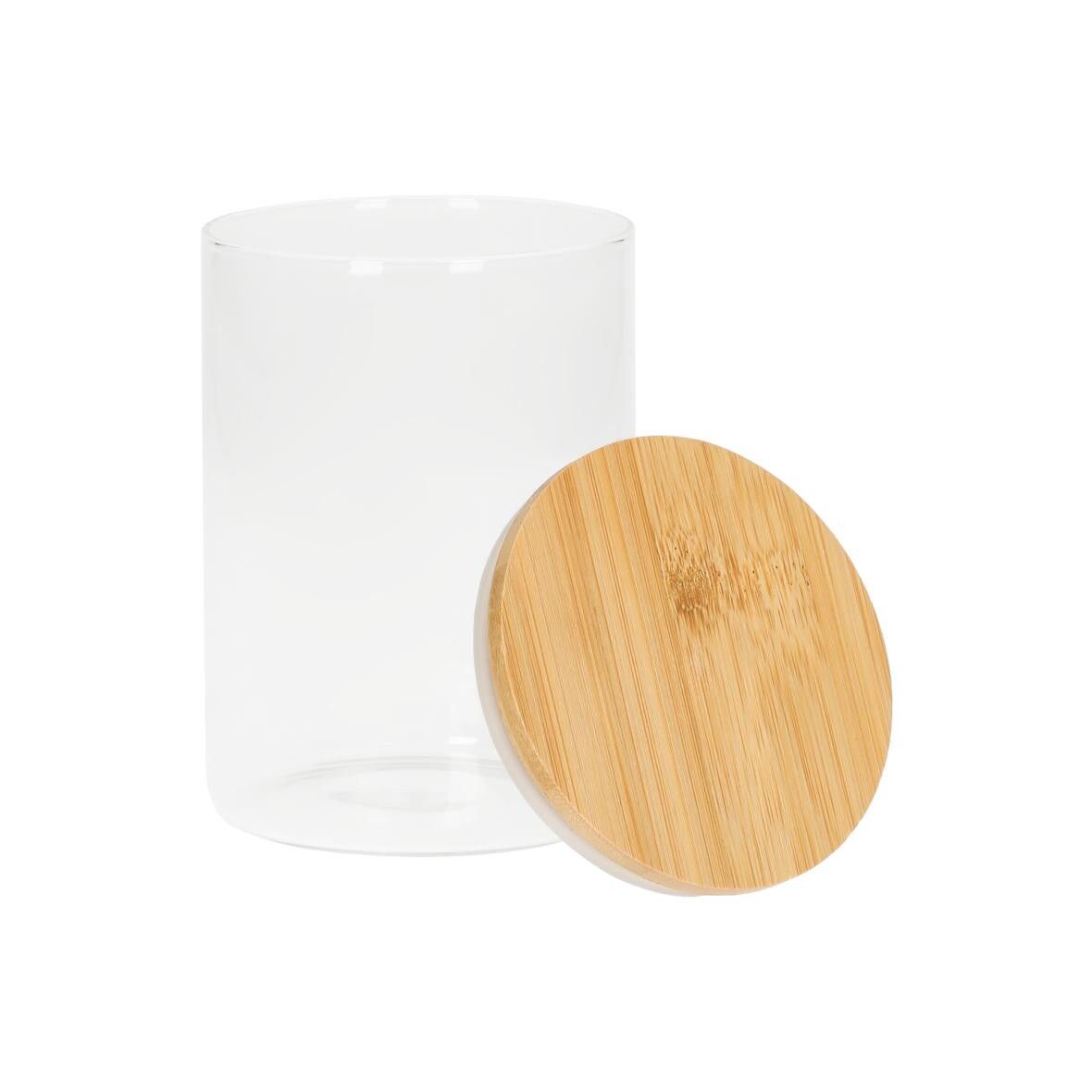 Glasbehälter Bamboo, 0,65 l - transparent-176