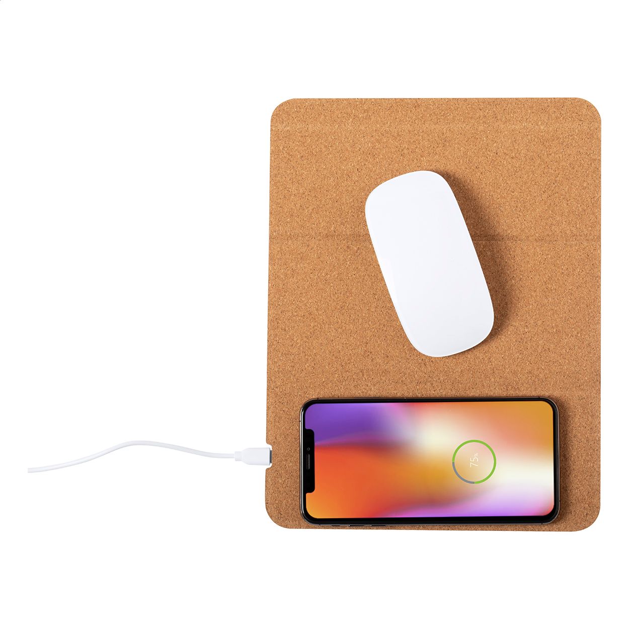 Wireless-Charger Mousepad Relium - natur-939