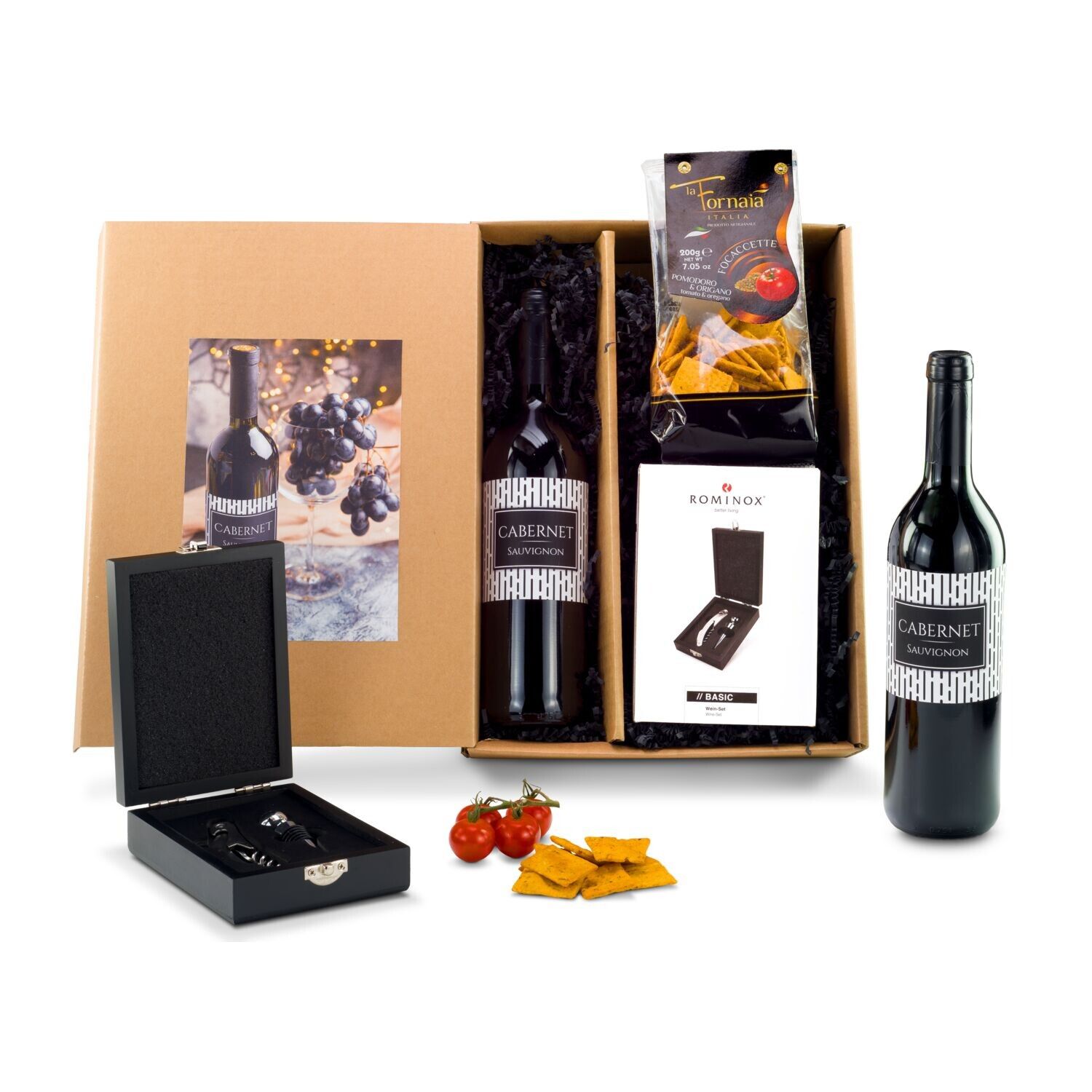 Geschenkset Wein & Snack-423