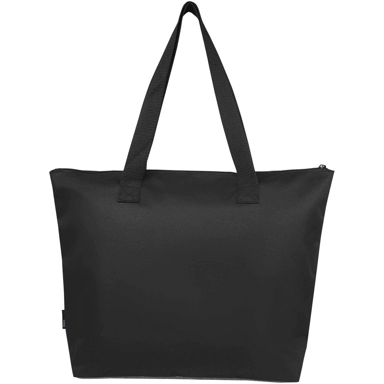 Reclaim GRS recycelte Tragetasche mit Reißverschluss 15 L - schwarz -  heather grau-509