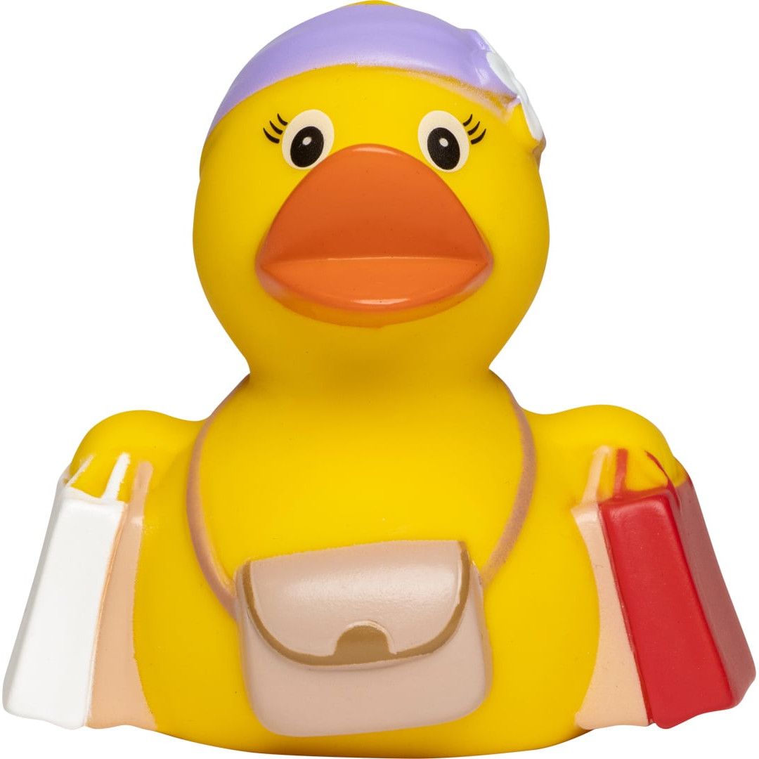 Quietsche-Ente Shopping - bunt-738