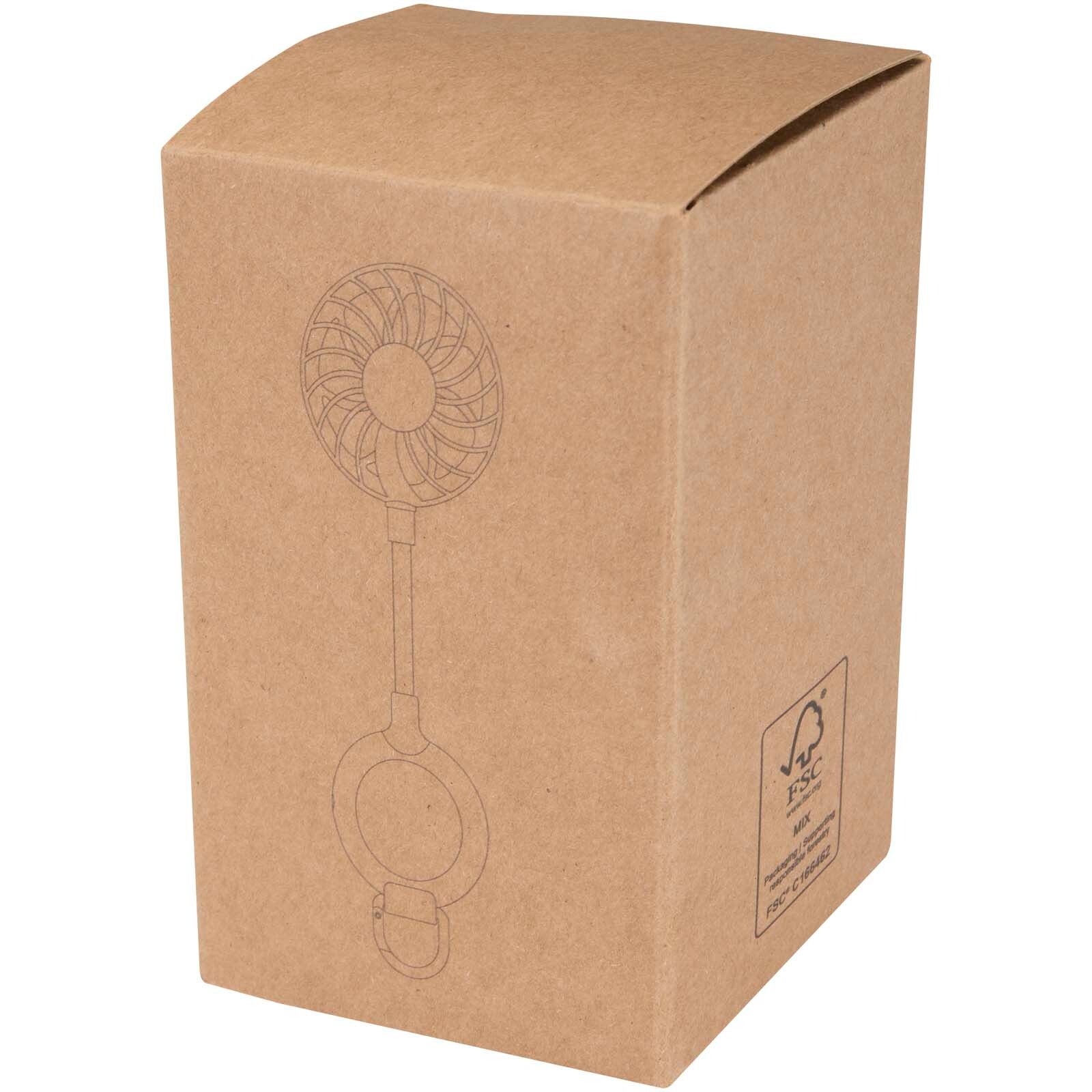 Ventio Magnetischer, tragbarer Ventilator aus recyceltem Kunststoff - weiss-897