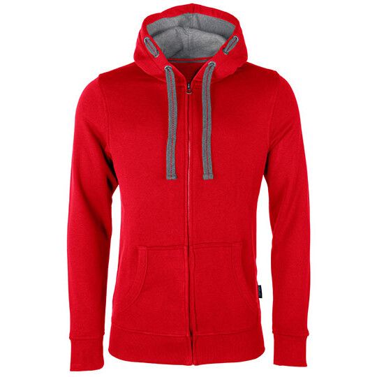Men´s Hooded Jacket - red-407