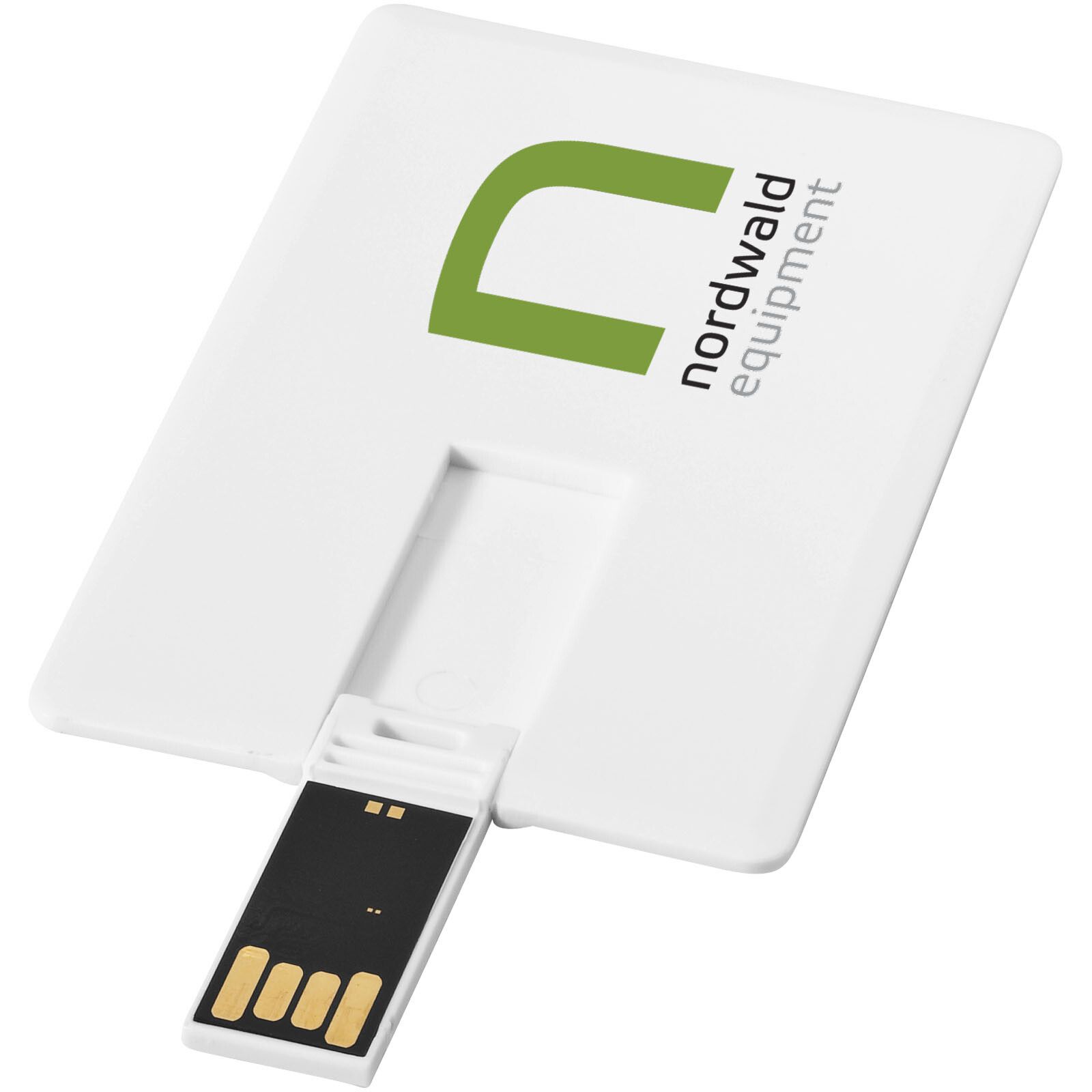 Slim 2 GB USB-Stick im Kreditkartenformat - weiss-784