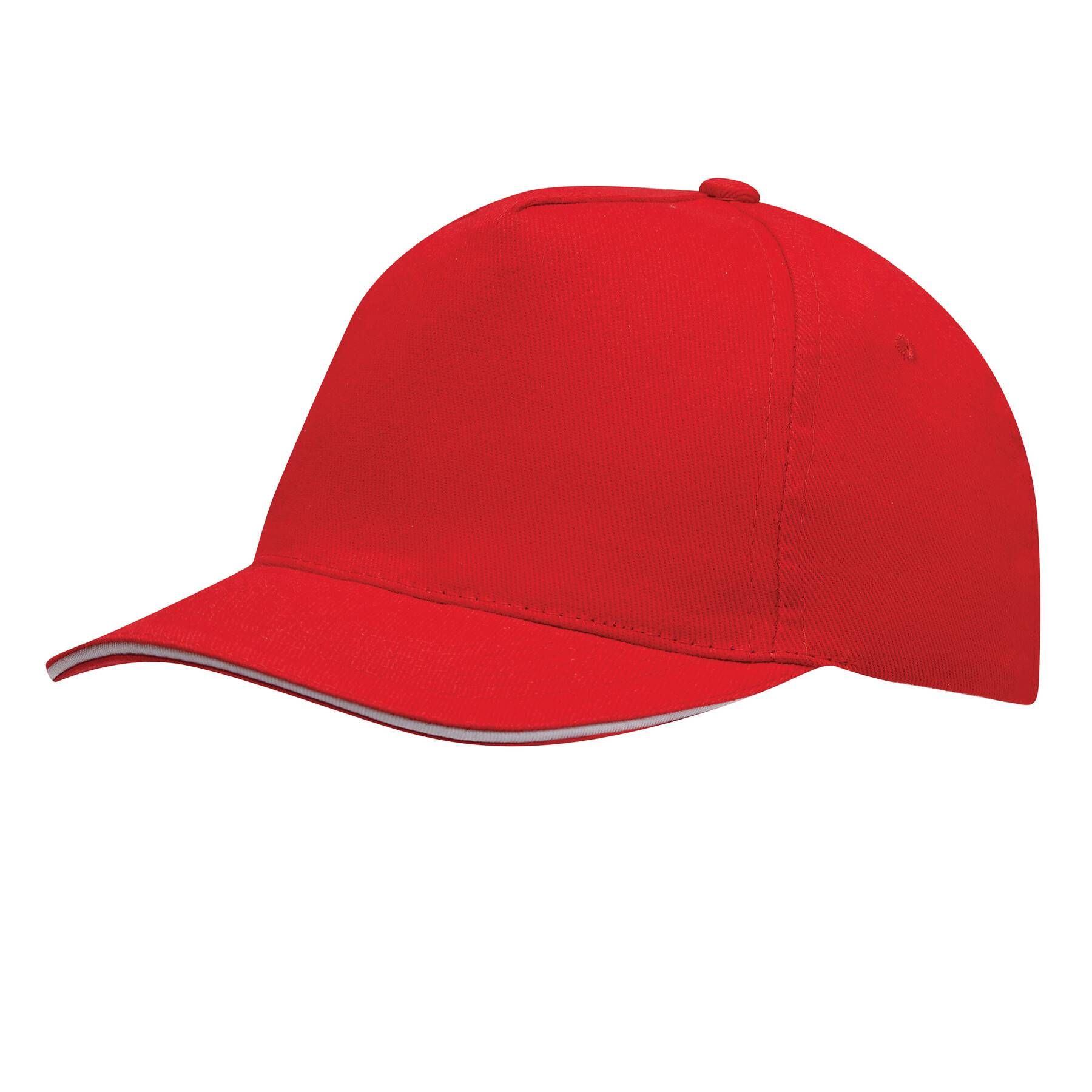 5-Panel-Sandwich-Cap WALK - rot-658
