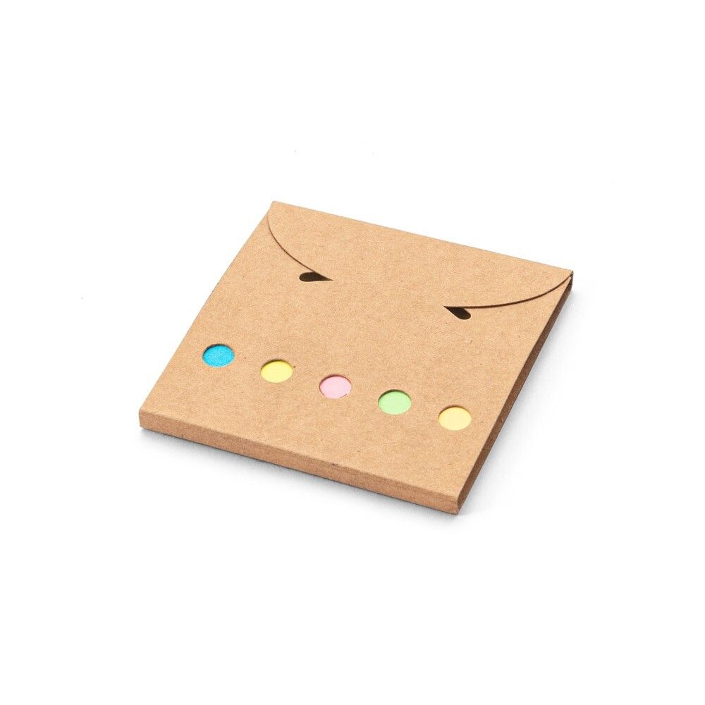 AINSLEY Büroset 2-in-1- aus 100 % Recyclingpapier mit 6 Haftnotizblöcken - natur-467