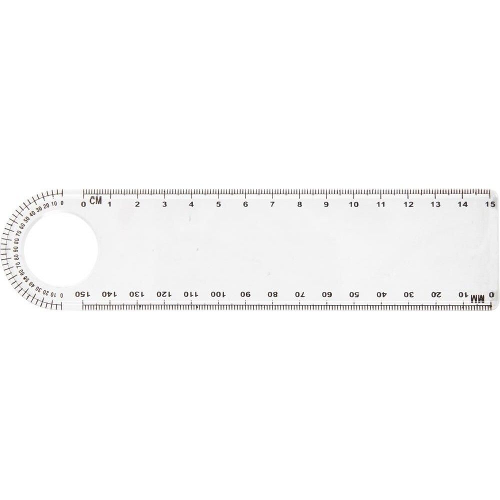 Lineal aus Kunststoff Ashlyn - neutral-103