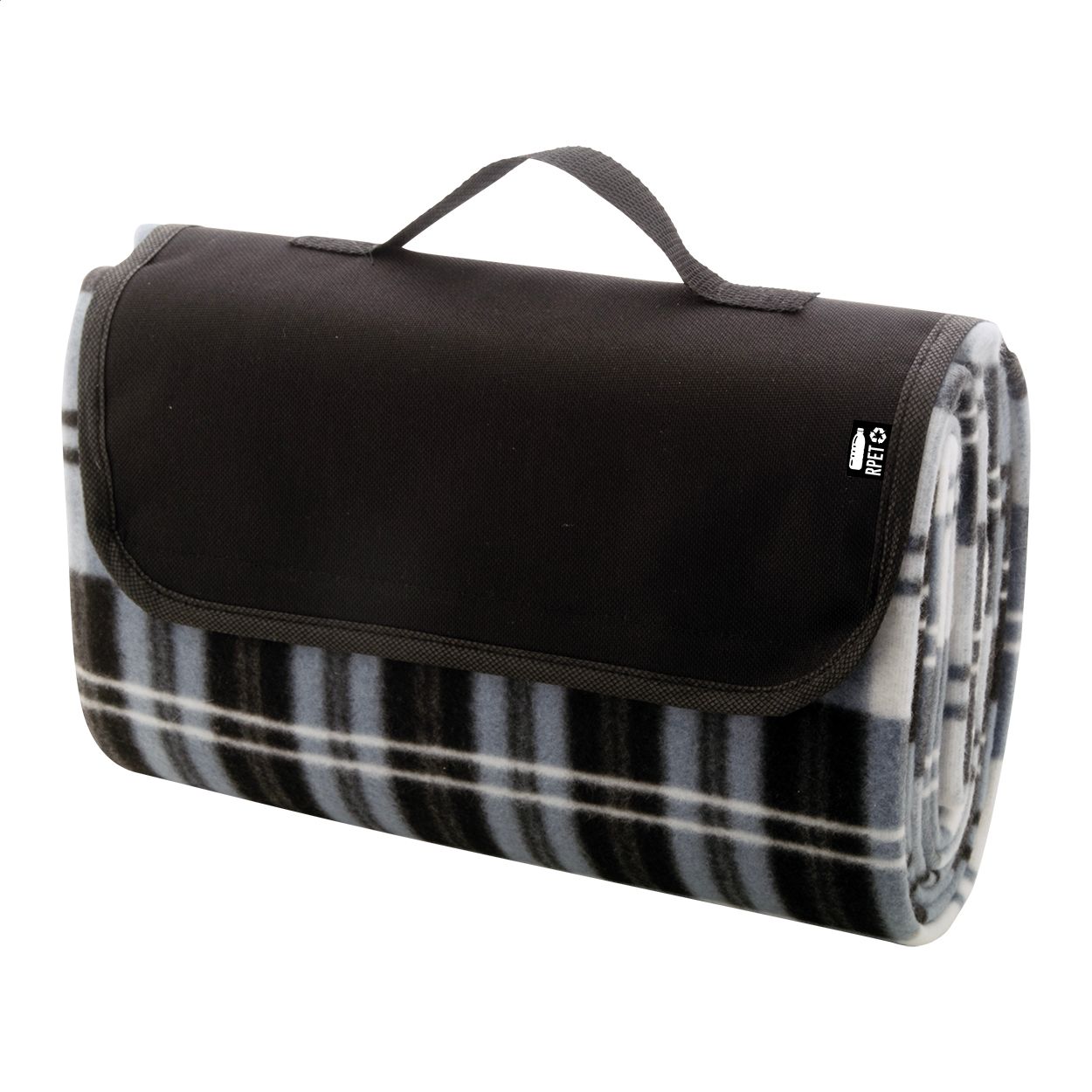 RPET Picknickdecke Angama - schwarz-936