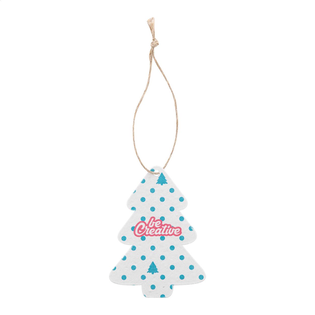 CreaJul Seed Weihnachtsbaumschmuck aus Saatgutpapier - Baum - natur-262