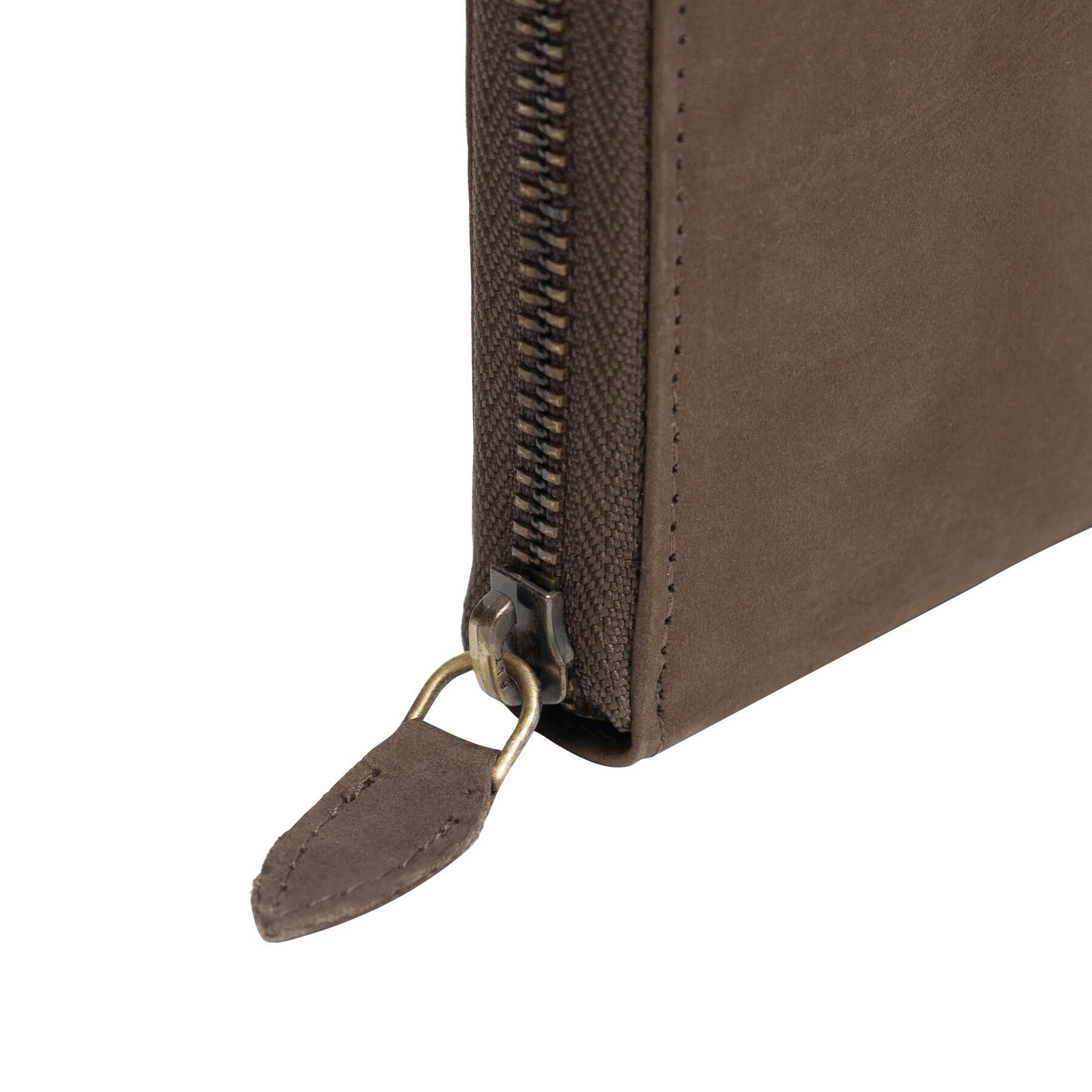 Echtleder-Geldbörse LADY - braun-243