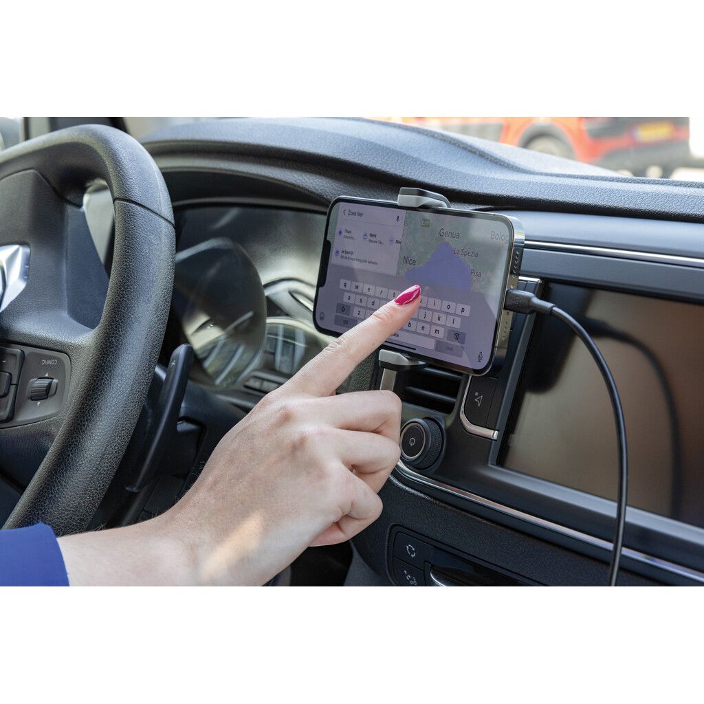 Acar 360° Auto-Handyhalterung aus RCS recyceltem Kunststoff - schwarz-700