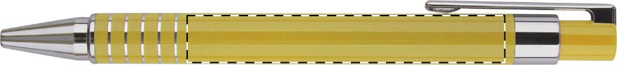 Veredelungsposition Bleistift-Korpus - rechts vom Clip