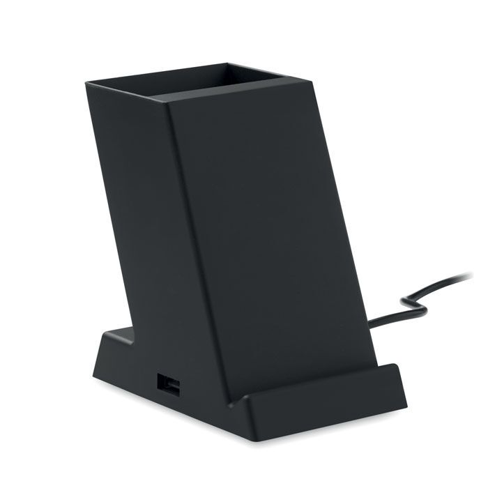Kabelloses Ladegerät 15W ABS BLOCK - schwarz-537