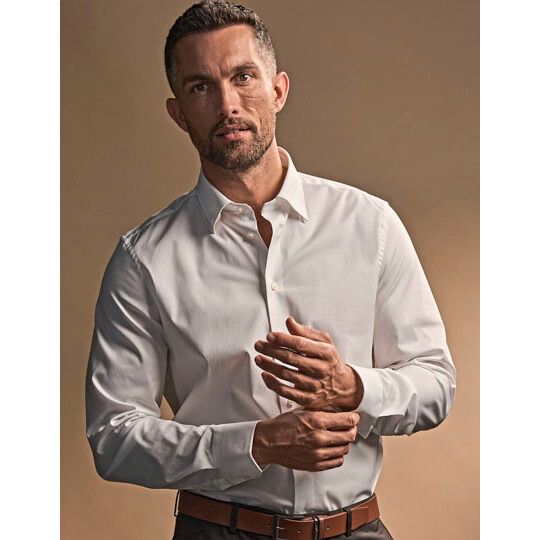 Stretch Luxury Shirt - black-697
