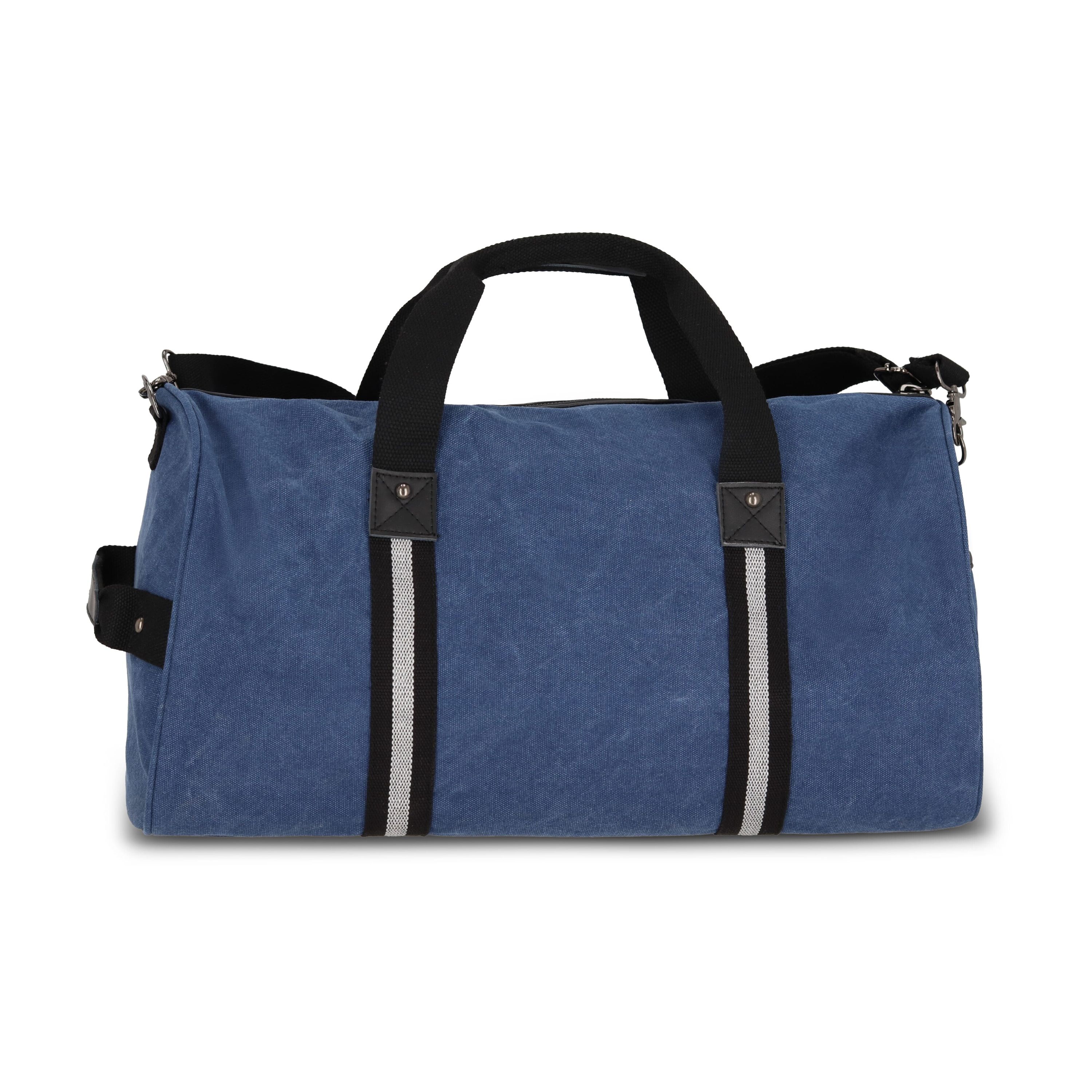 Seesack aus recyceltem Baumwoll-Canvas Harper - dunkelblau-811