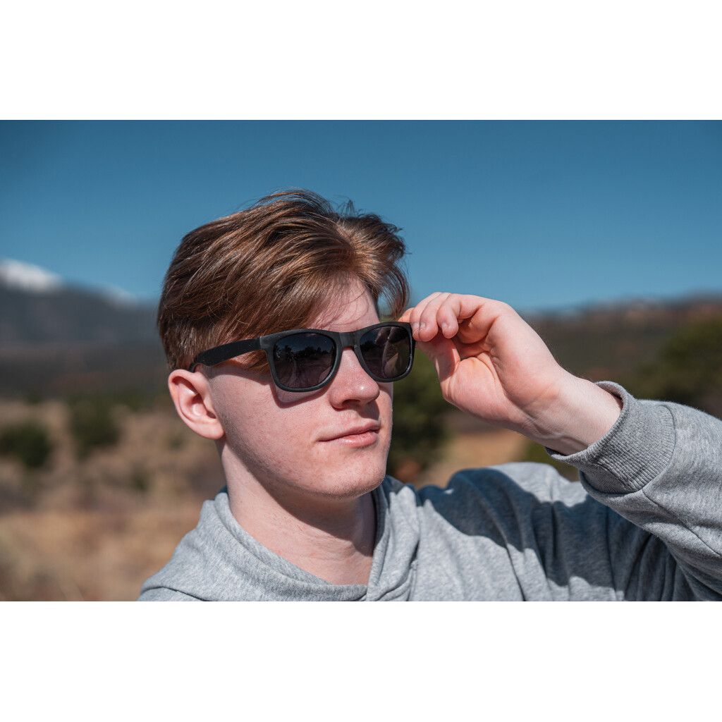 Sonnenbrille aus RCS recyceltem PP-Kunststoff - schwarz-831
