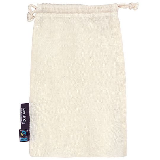 Cotton Bag With Drawstrings (5 Pieces) - nature-670