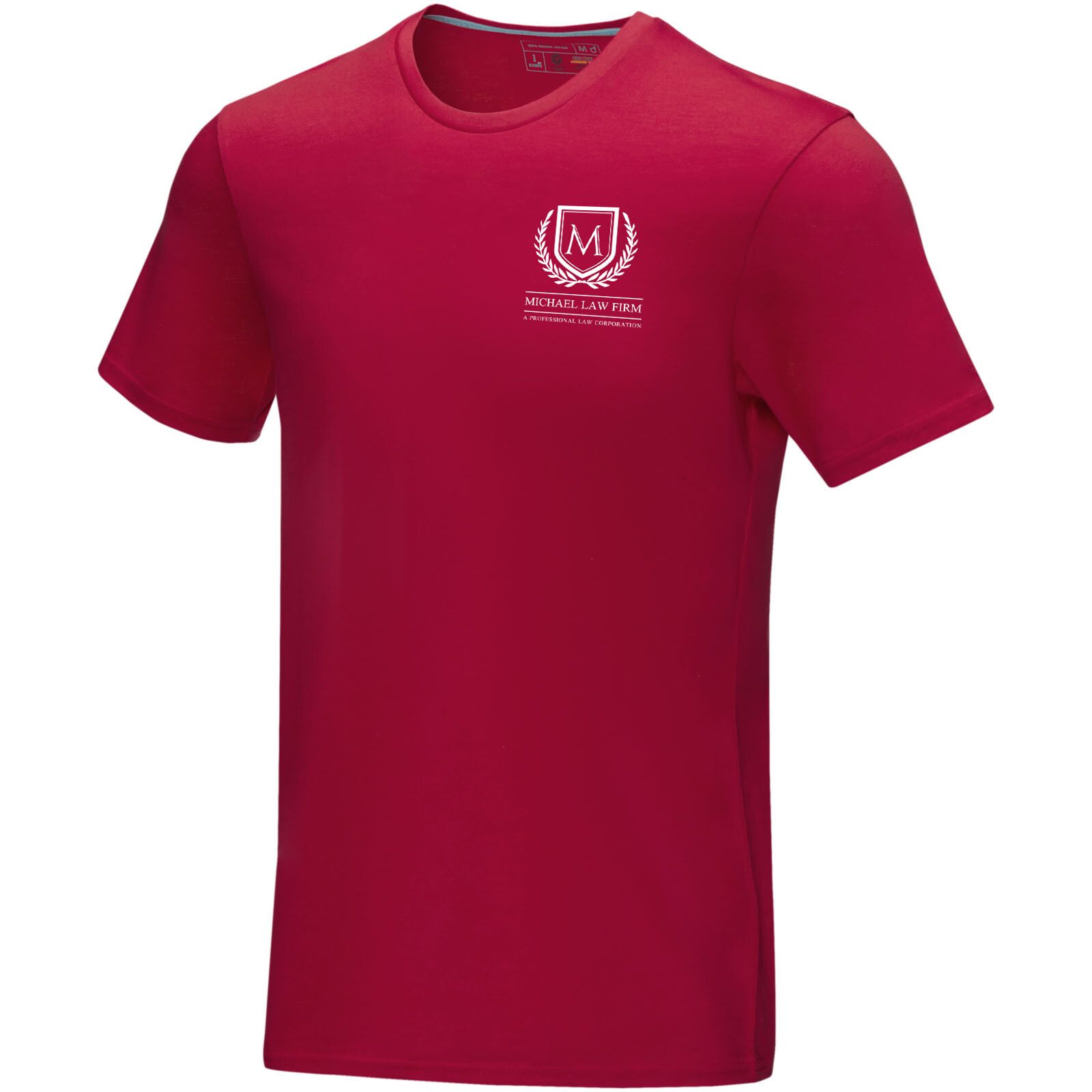 Azurite T-Shirt aus Bio-Baumwolle für Herren - rot - XL-616