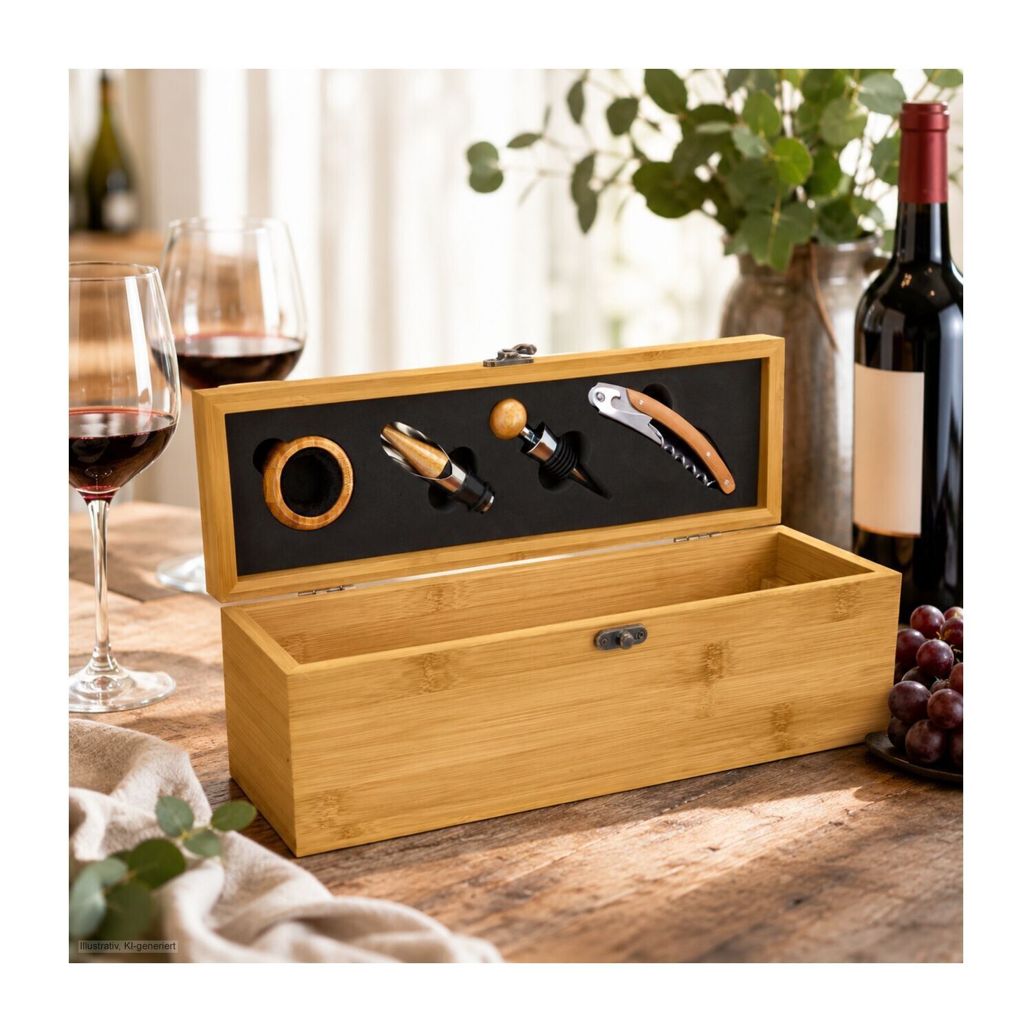 ROMINOX® Weinaccessoirekiste Vino Bamboo-18