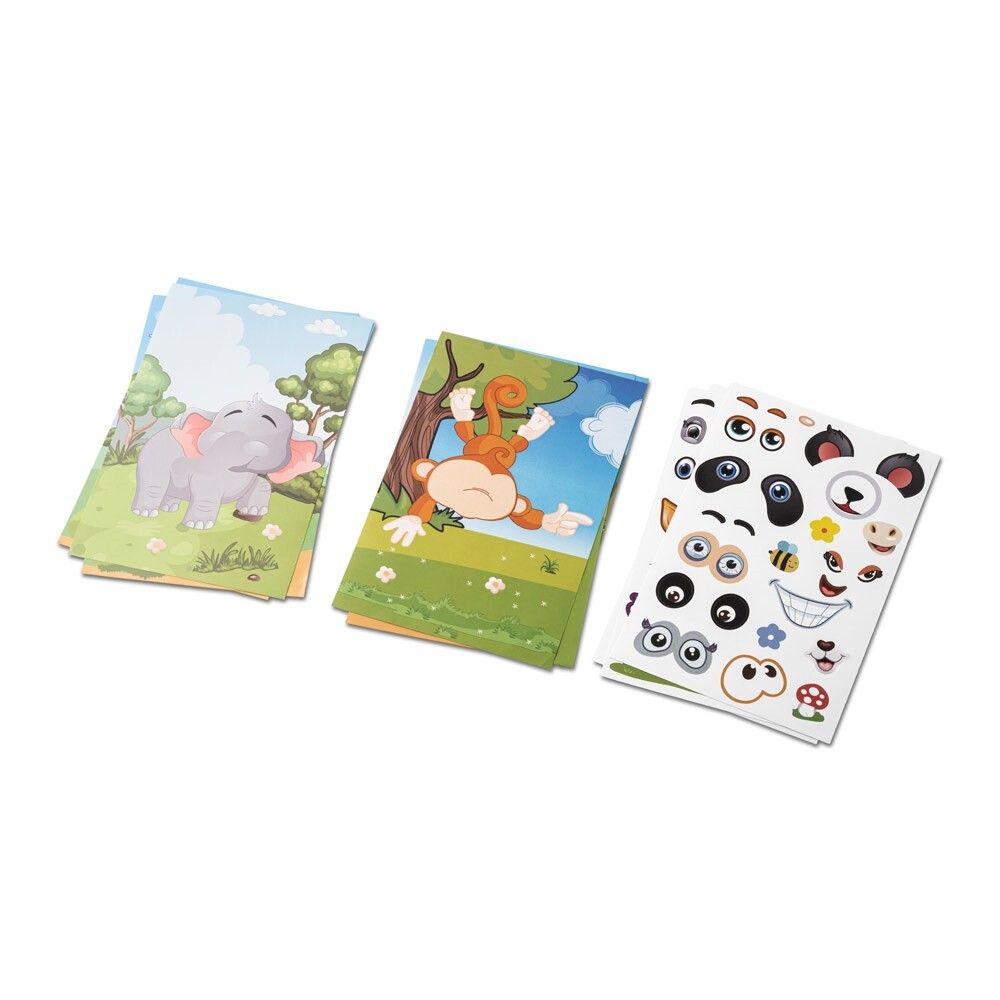 MADAGASCAR Sticker-Set mit sechs Blättern - weiß-137