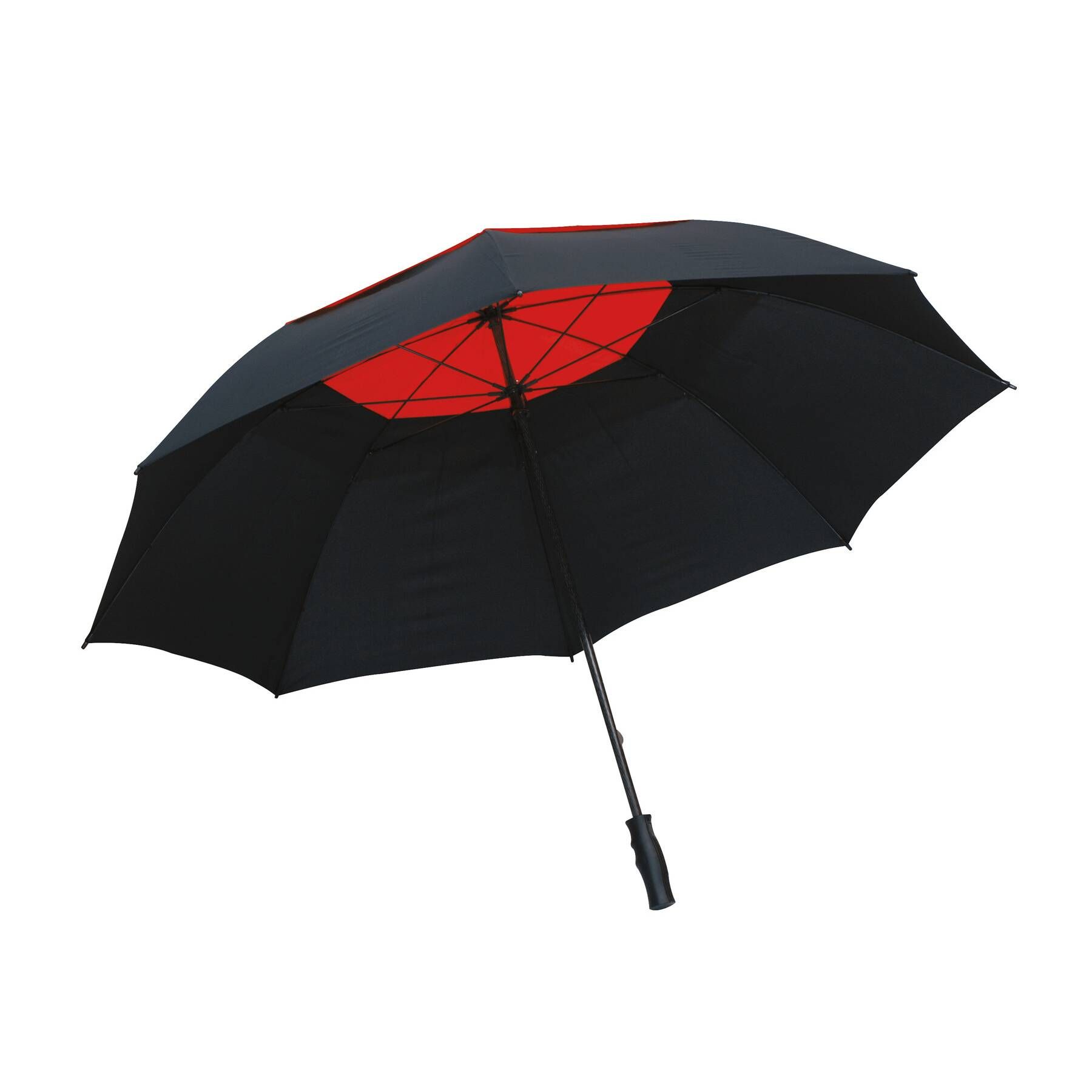 Fiberglas-Golfschirm MONSUN - rot - schwarz-487