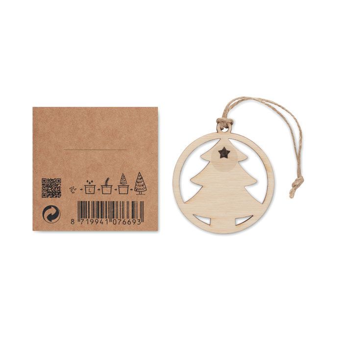 Weihnachtsschmuck Tanne ARSEED - holz-705