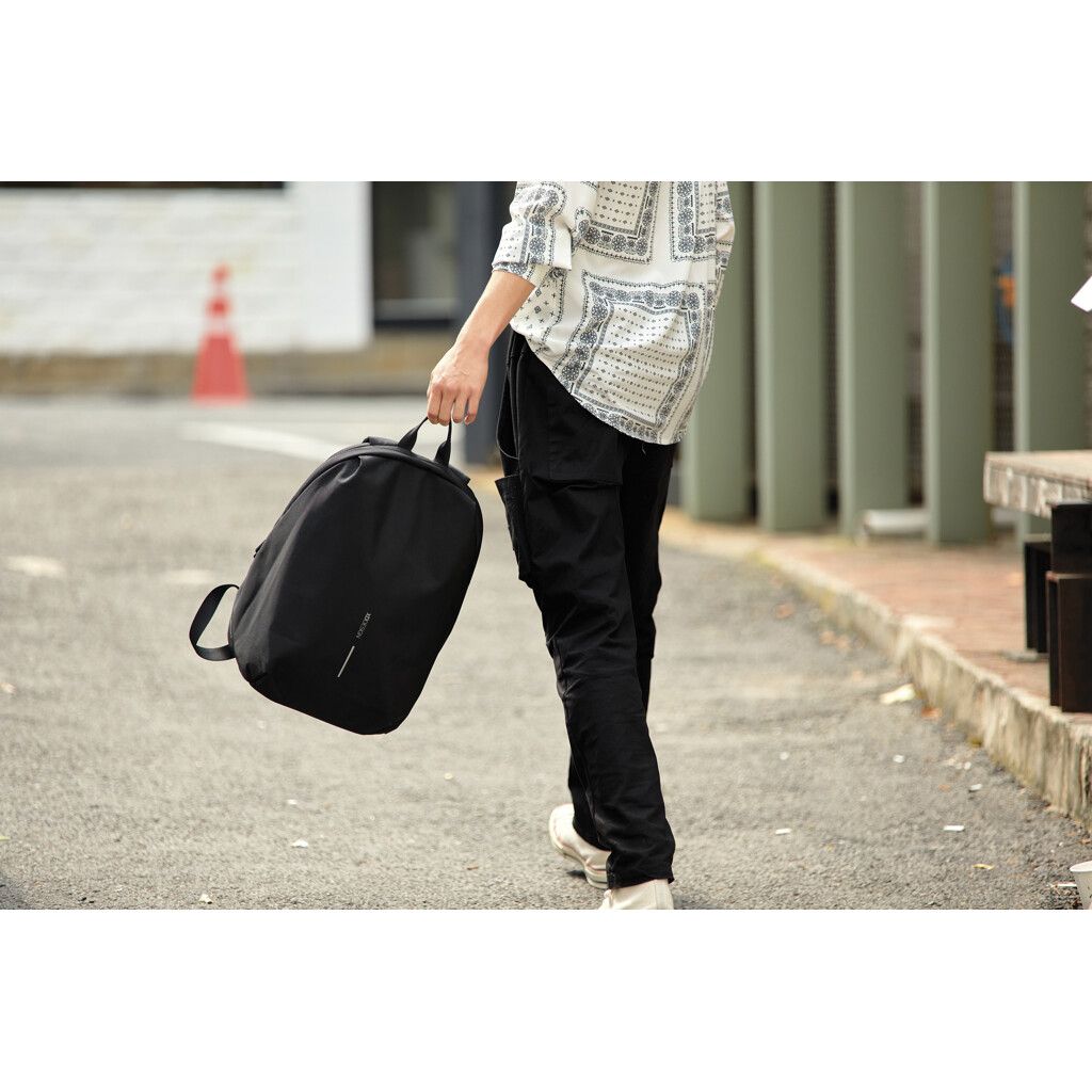 Bobby Soft, Anti-Diebstahl-Rucksack - schwarz-847