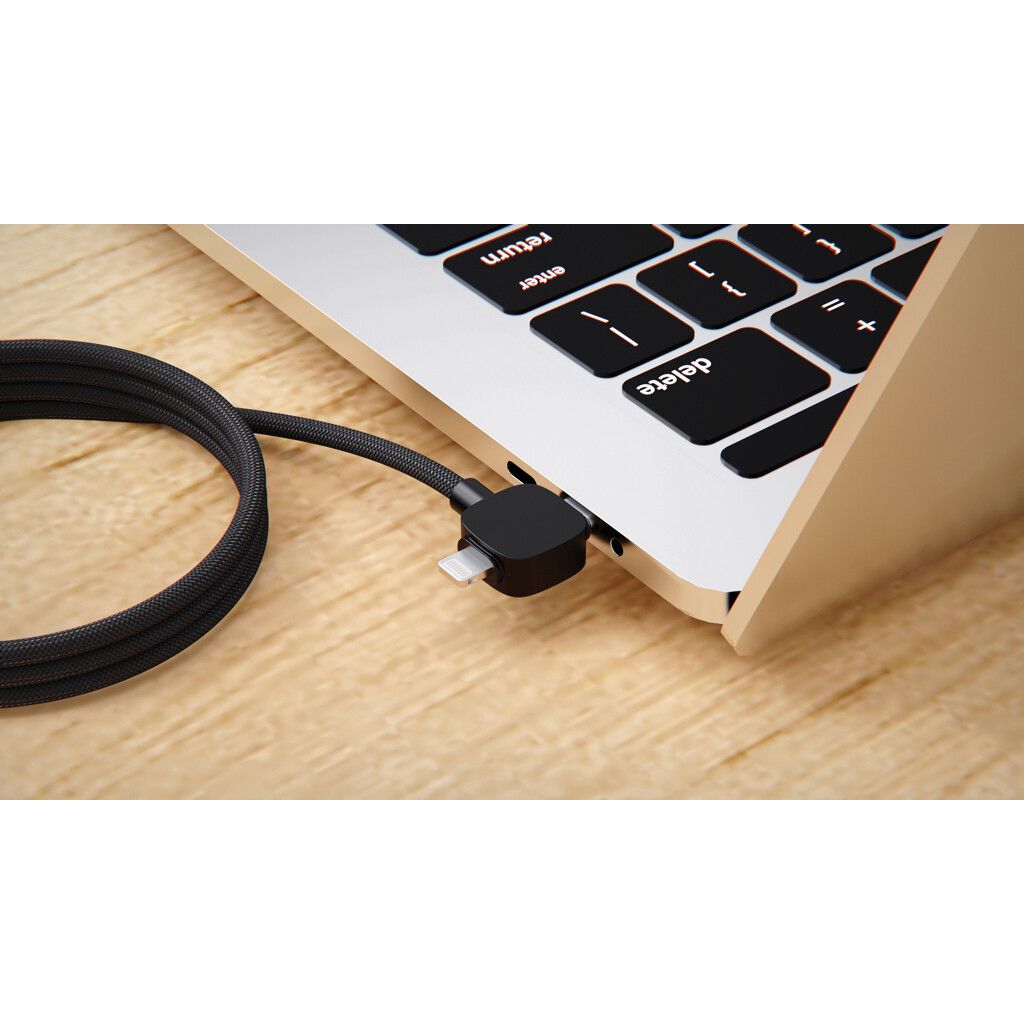 Urban Vitamin Stockton 65W magnet. Kabel RCS recyc. TPE/PET - schwarz-348