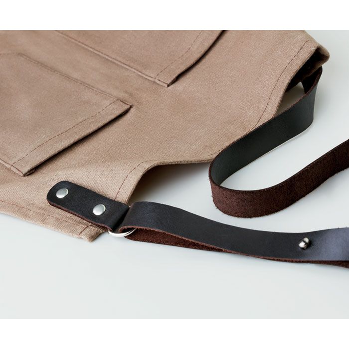 Kochschürze Leder CHEF - taupe-820