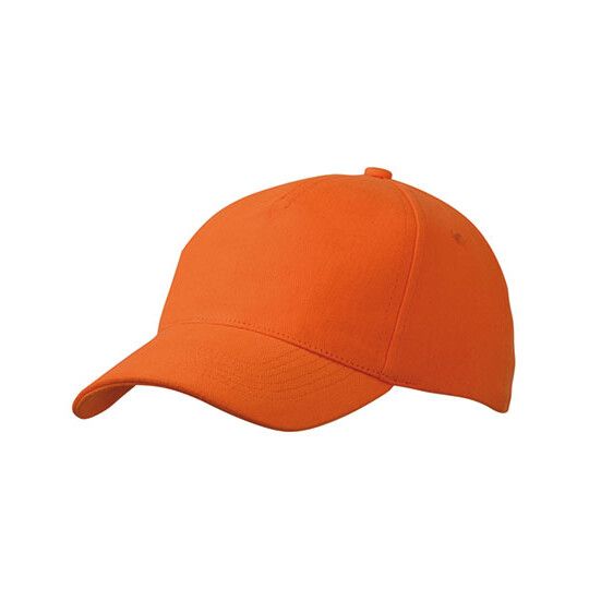 5 Panel Cap Heavy Cotton - orange-320