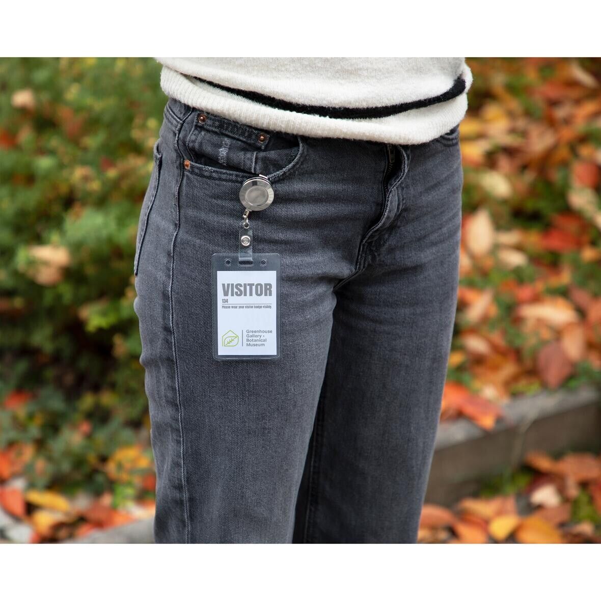 Ausweishalter ID - silber-760
