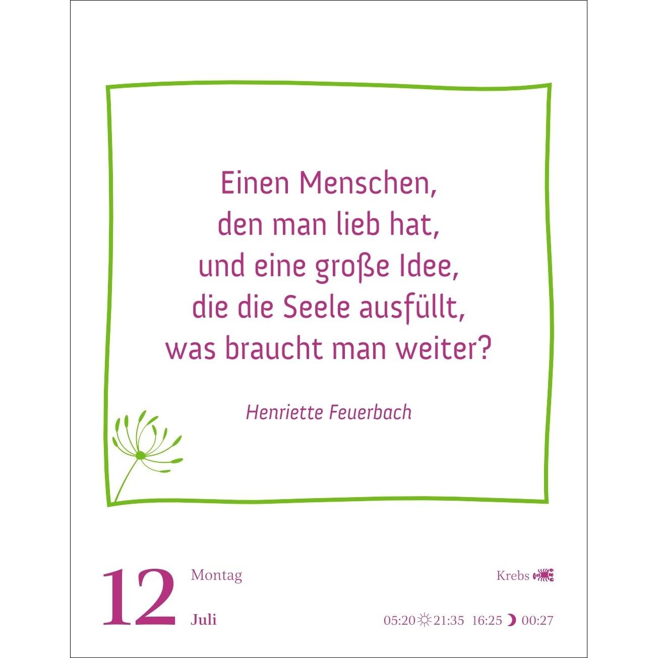 Heute ist dein Tag! Tagesabreißkalender-251