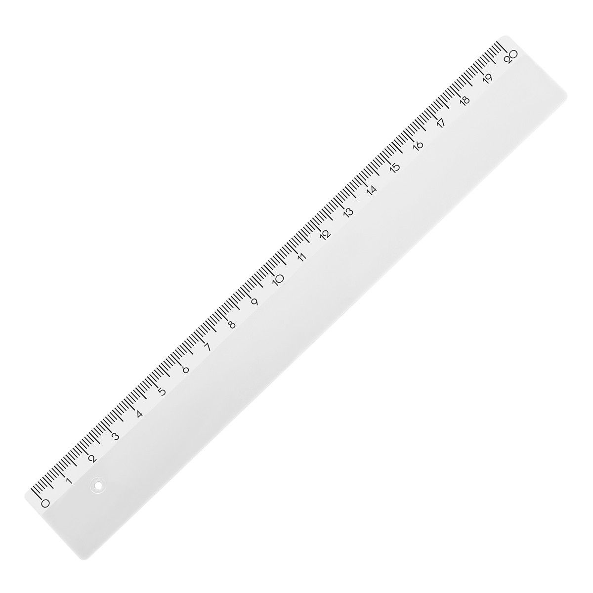 Lineal 20 cm - weiß-148