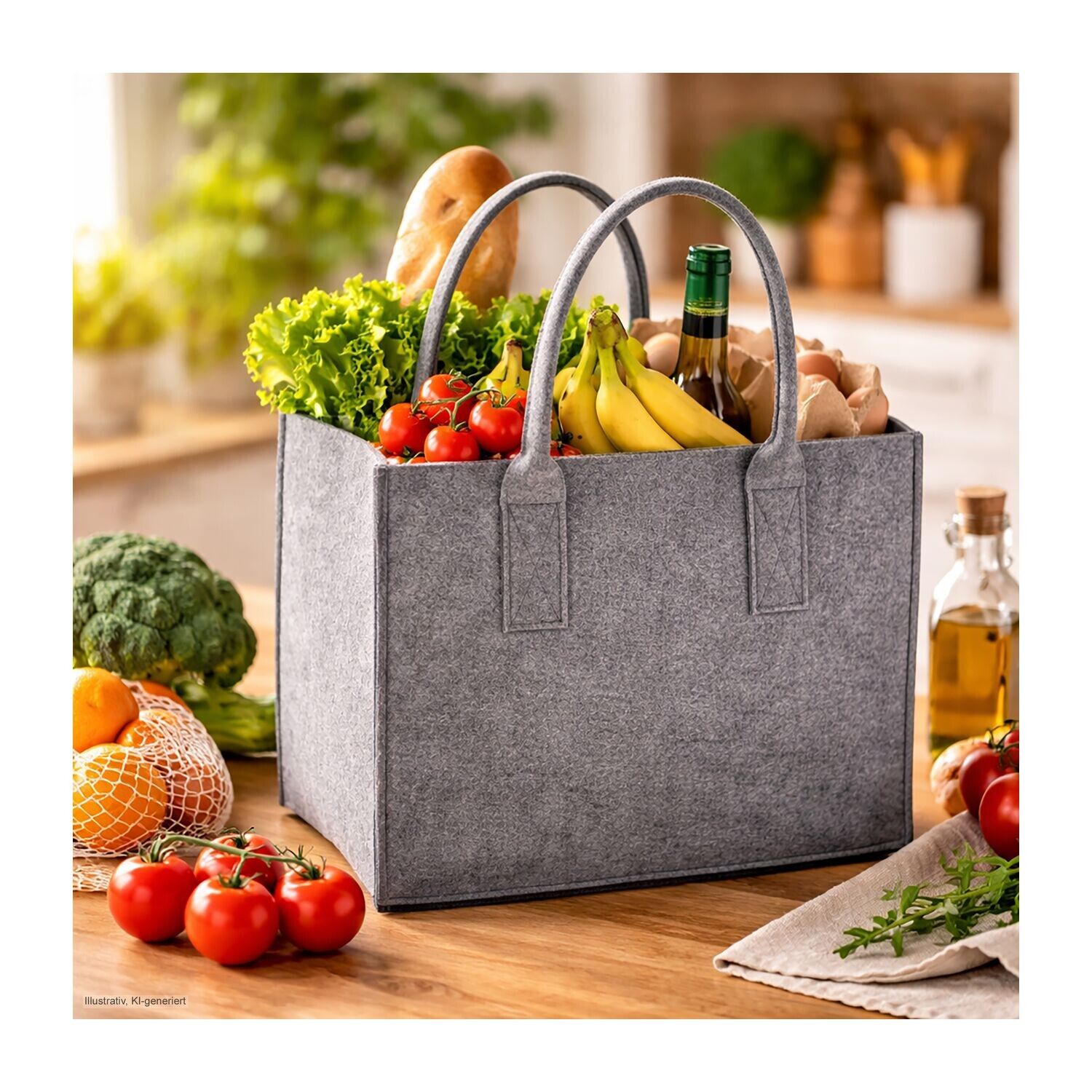 Geschenkset Gemütliche Filztasche-564