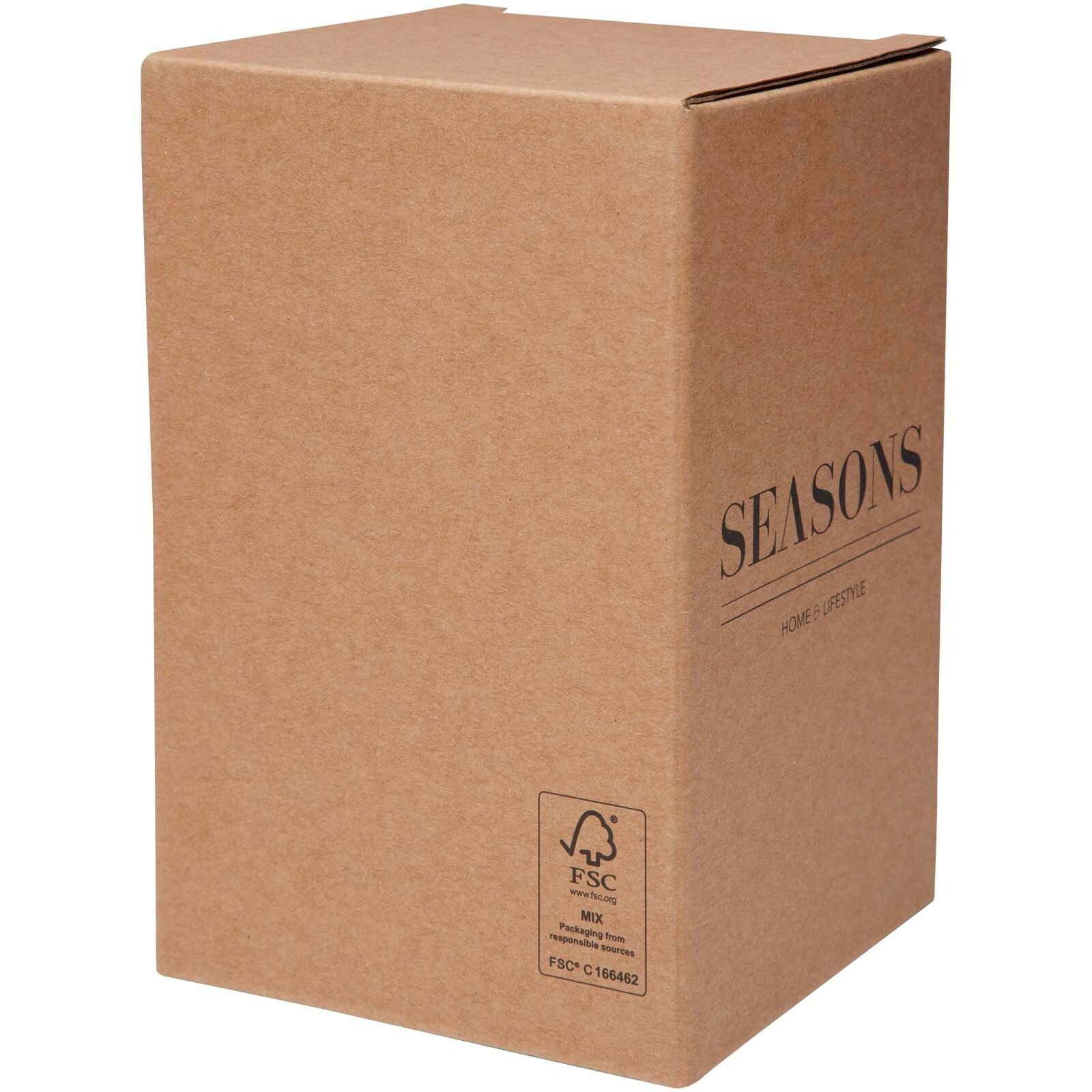 Supo 480 ml doppelwandiger Lunchpot aus recyceltem Edelstahl mit faltbarem Löffel - silber-416