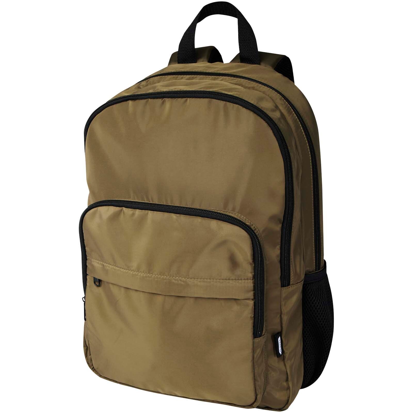 Trend Plus 15" Laptop-Rucksack aus recyceltem GRS-Material 20 L - waldgrün-497
