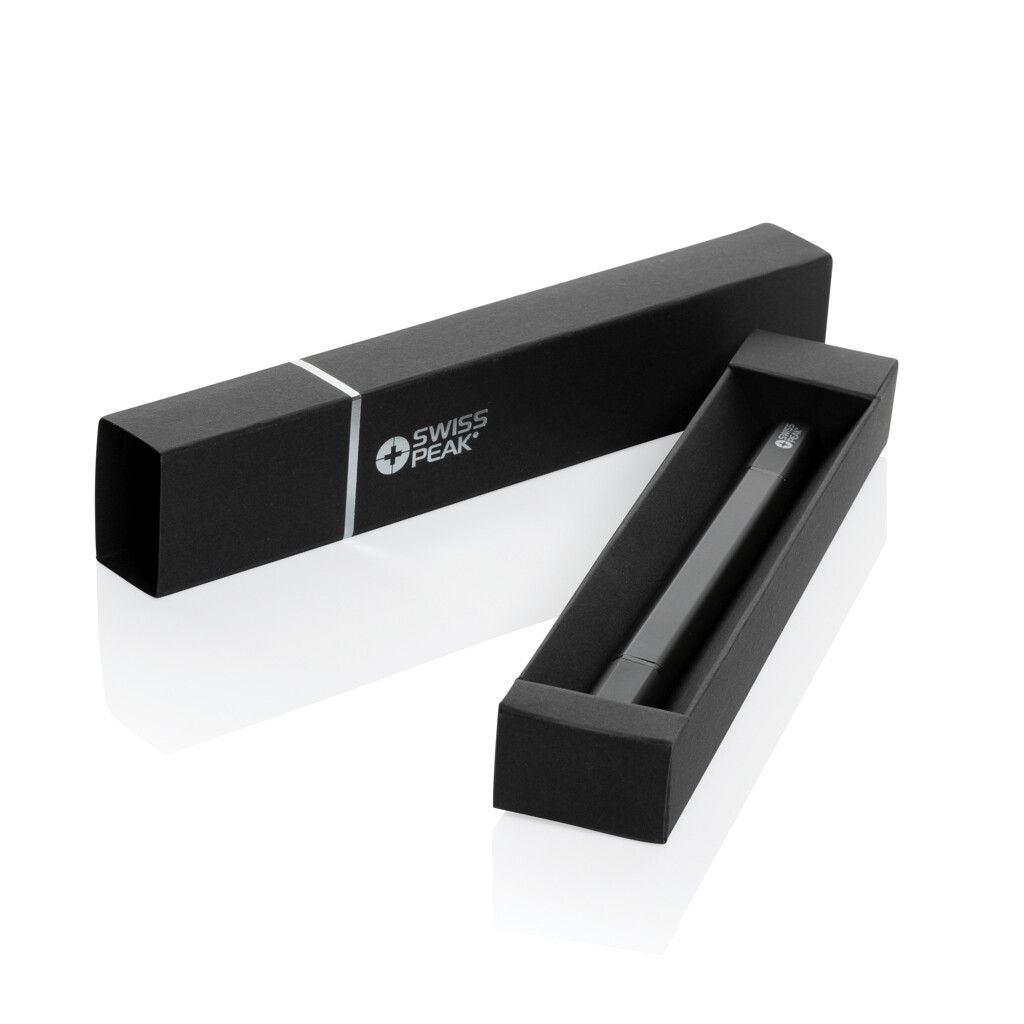 Swiss Peak Storm Dual-Tip-Pen aus RCS recyceltem Aluminum - schwarz-404