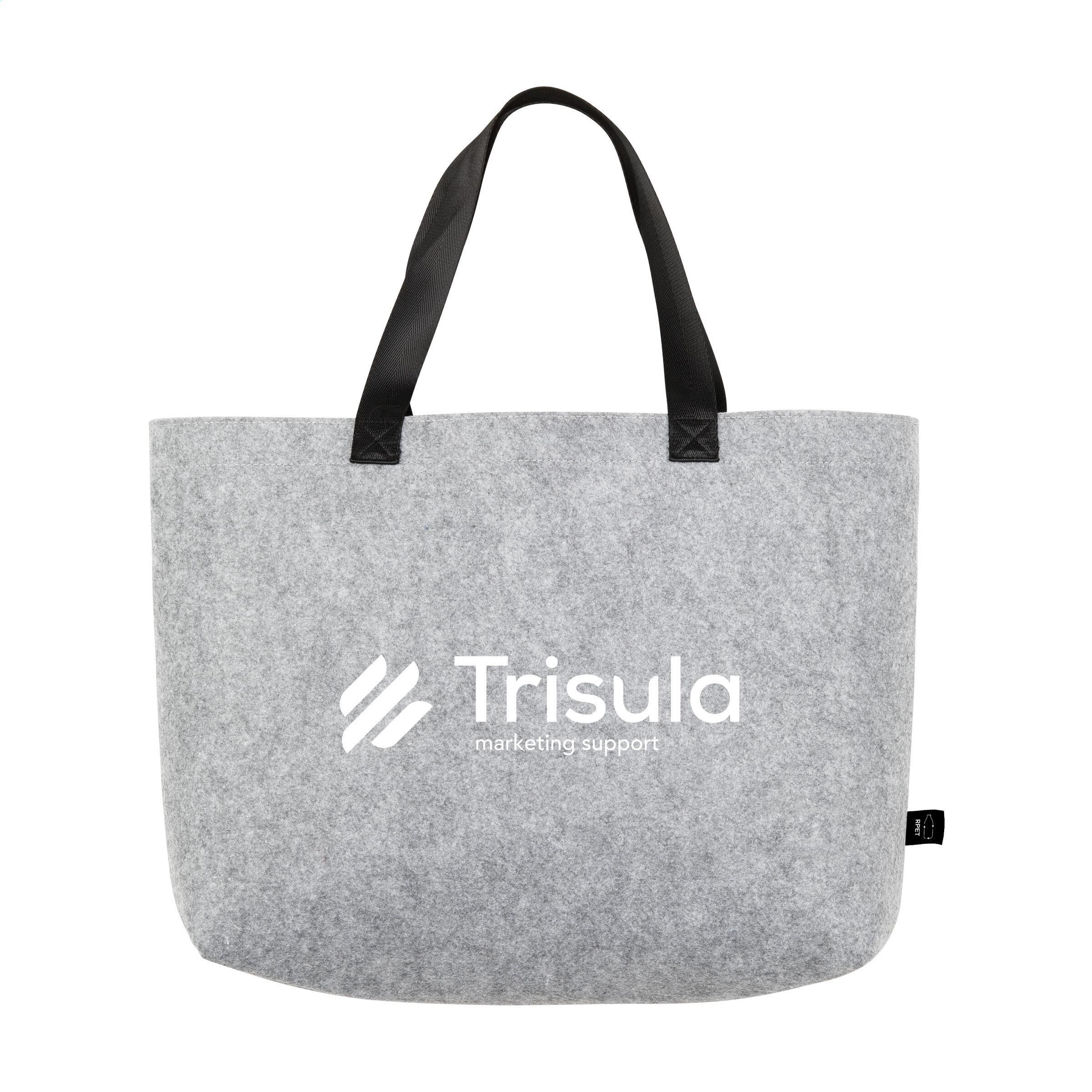 GRS RPET Felt Shoulder Bag Schultertasche - grau-618