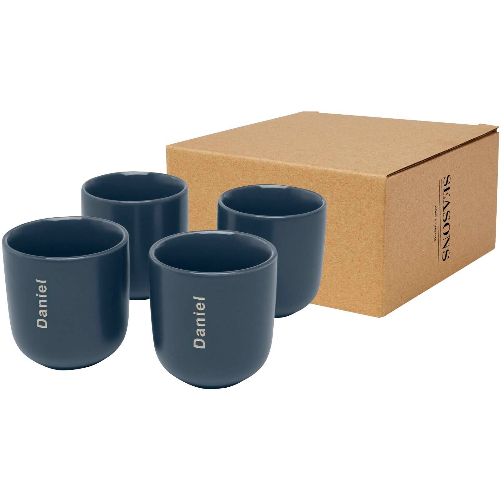Male Espressotassen 4-teilig 90 ml  - hale blau-987