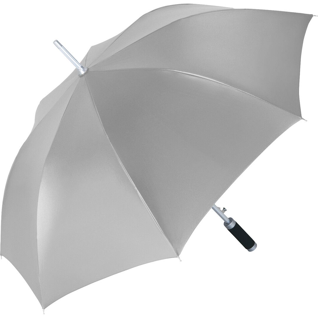 AC-Alu-Stockschirm Windmatic® Ø105 cm - silber - schwarz-282