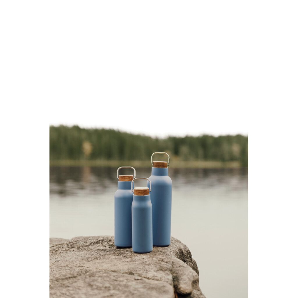 VINGA Ciro RCS recycelte Vakuumflasche 800ml - blau-18