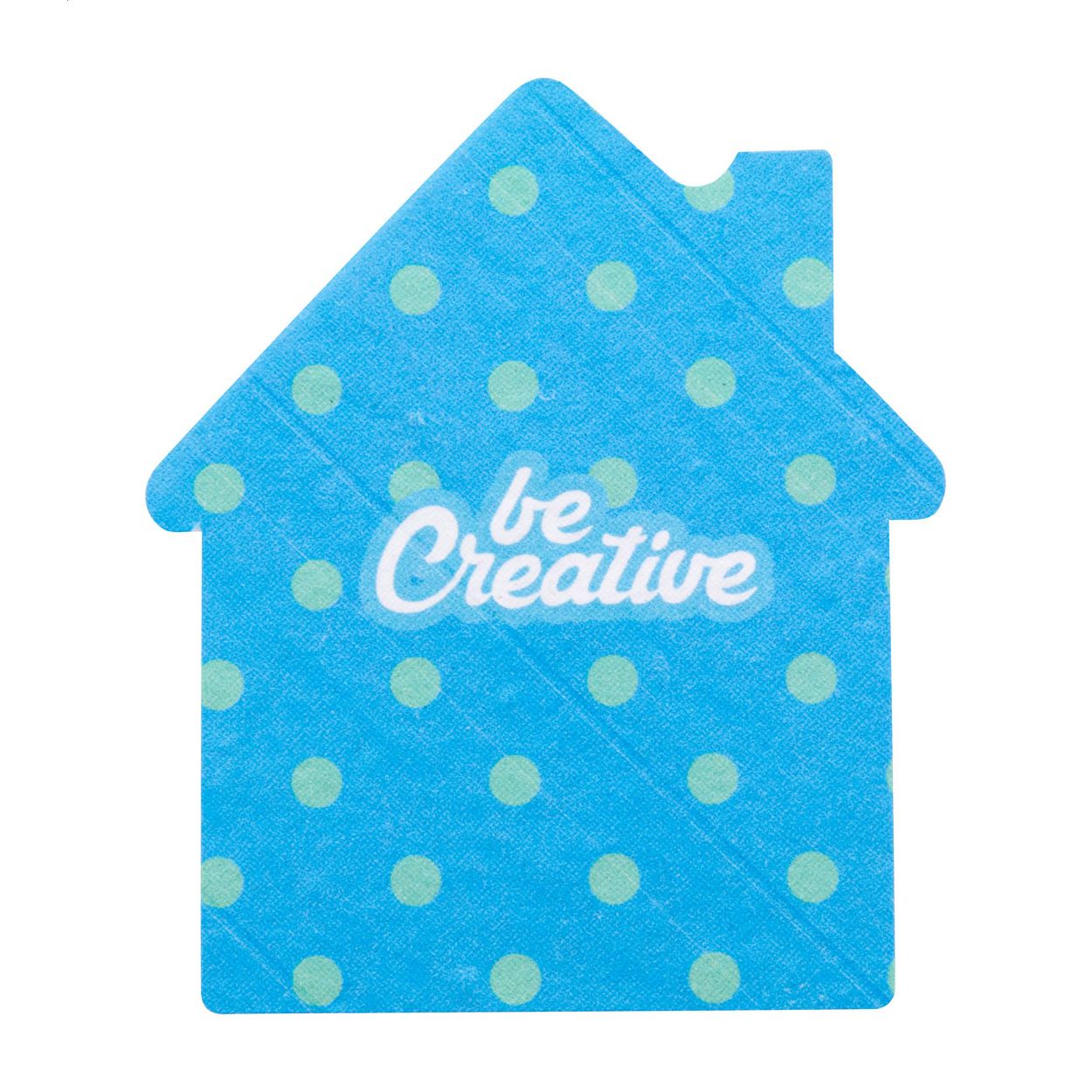 CreaStick Seed House Individueller Haftnotizblock - weiß-642